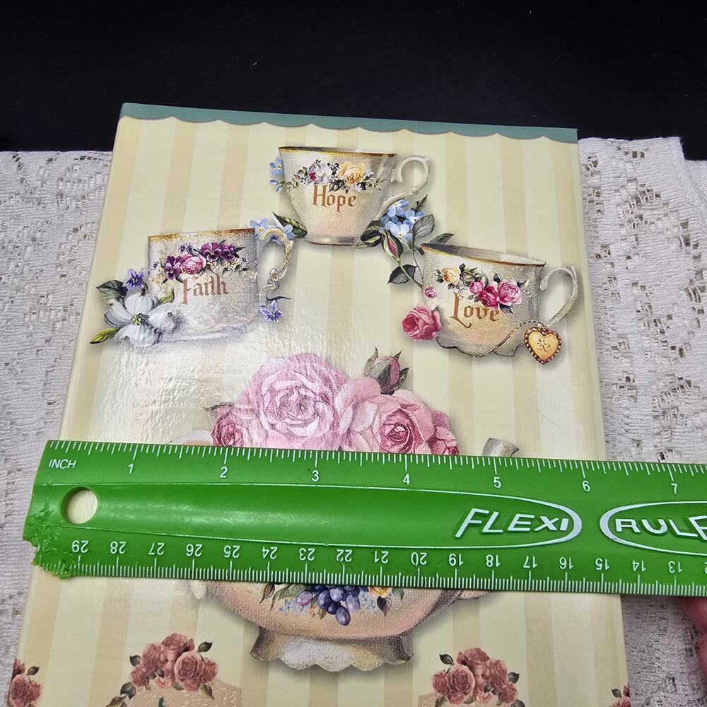 Vintage Sandy Lynam Clough Recipe Book New with Box Faith Hope Love Kitchen - Picture 9 of 12